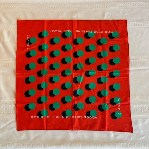 Clare V. *rare* Paris Pop-up Bandana - Picture 1 of 7